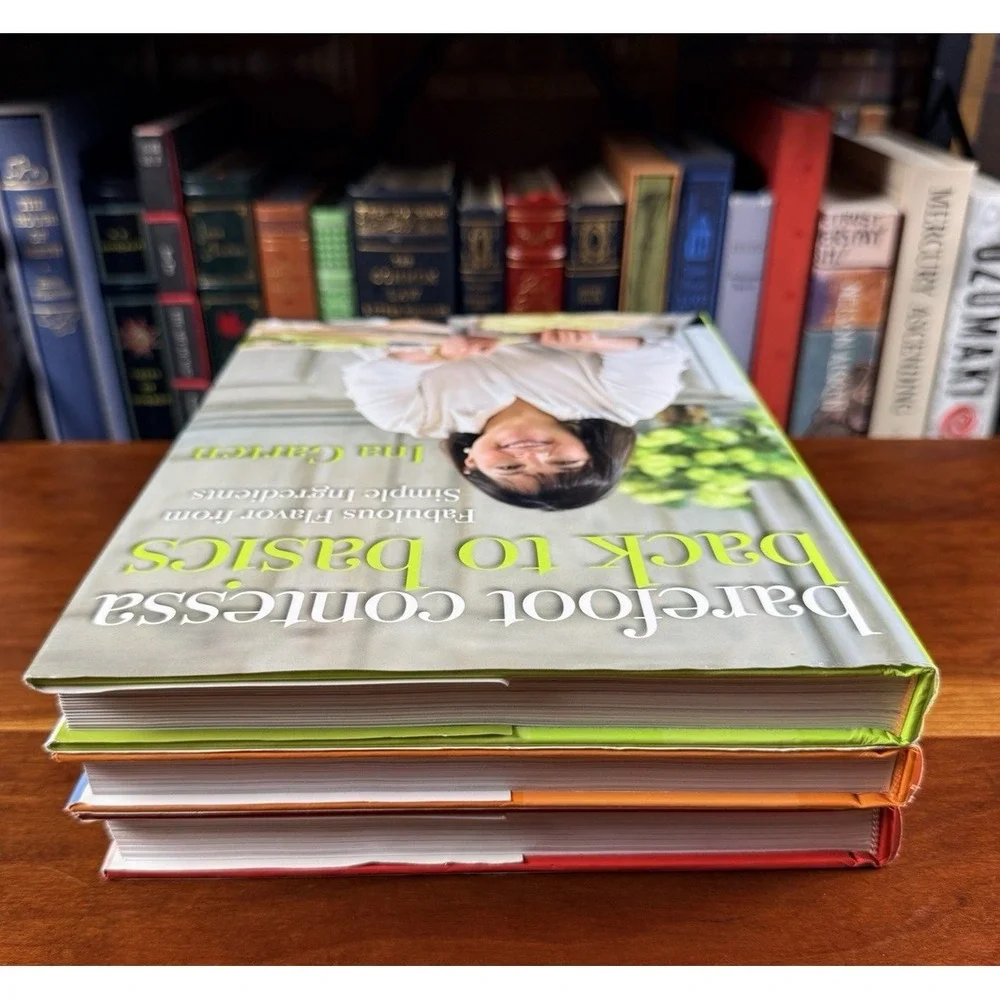 Ina Garten Barefoot Contessa Lot Of 3 Cookbooks Back to Basics, Family Style..